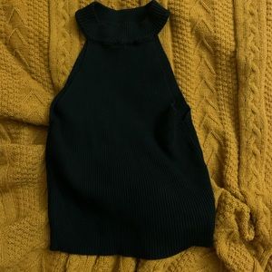 black rubbed off the shoulder top